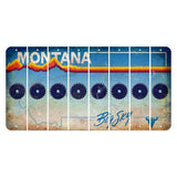 Montana Big Sky Cut License Plate Strips (Set of 8) Saw Blade