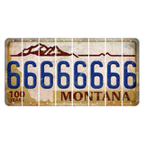 Montana Centennial Cut License Plate Strips (Set of 8) 6
