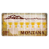 Montana Centennial Cut License Plate Strips (Set of 8) Trophy