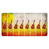 New Mexico Hot Air Balloon Cut License Plate Strips (Set of 8) Guitar