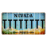 Nevada Home Means Nevada Cut License Plate Strips (Set of 8) T
