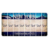 New York Blue The Empire State Cut License Plate Strips (Set of 8) Dog