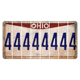 Ohio Pride Cut License Plate Strips (Set of 8) 4