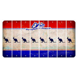 Ohio Sunburst Cut License Plate Strips (Set of 8) Kangaroo