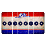Ohio Sunburst Cut License Plate Strips (Set of 8) Saw Blade