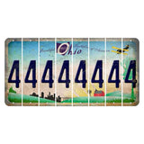Beautiful Ohio Cut License Plate Strips (Set of 8) 4