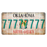Oklahoma Osage Nation Cut License Plate Strips (Set of 8) 7