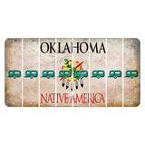Oklahoma Osage Nation Cut License Plate Strips (Set of 8) Trailer