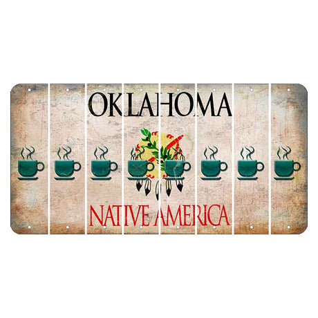 Oklahoma Osage Nation Cut License Plate Strips (Set of 8) Coffee Mug