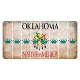 Oklahoma Osage Nation Cut License Plate Strips (Set of 8) Crown