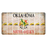 Oklahoma Osage Nation Cut License Plate Strips (Set of 8) Dozer
