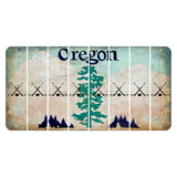 Oregon Douglas Fir Cut License Plate Strips (Set of 8) Hockey
