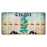 Oregon Douglas Fir Cut License Plate Strips (Set of 8) Dozer