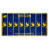 Oregon Pacific Wonderland Cut License Plate Strips (Set of 8) Dove