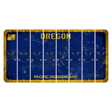 Oregon Pacific Wonderland Cut License Plate Strips (Set of 8) Hockey