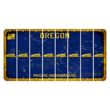 Oregon Pacific Wonderland Cut License Plate Strips (Set of 8) Train