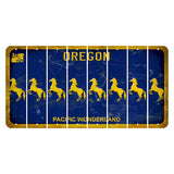 Oregon Pacific Wonderland Cut License Plate Strips (Set of 8) Horse