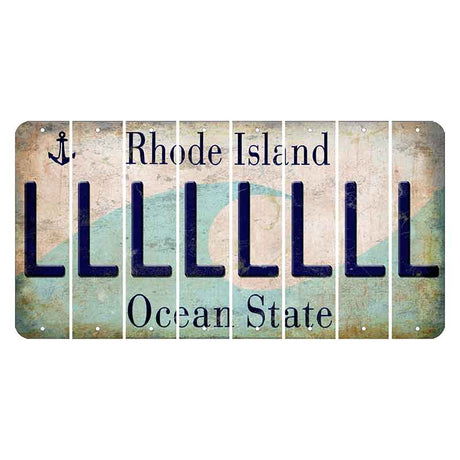 Rhode Island Wave Cut License Plate Strips (Set of 8) Zodiac Sign - Virgo