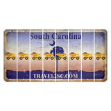 South Carolina Travel2SC Cut License Plate Strips (Set of 8) Dump Truck