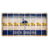 South Carolina While I Breathe Cut License Plate Strips (Set of 8) Dump Truck