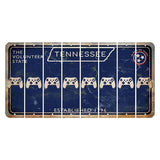 Tennessee Blue Cut License Plate Strips (Set of 8) X Controller