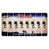 Texas Space Shuttle Cut License Plate Strips (Set of 8) Mermaid