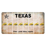 Texas Classic Cut License Plate Strips (Set of 8) Dozer