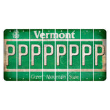 Vermont Green Mountain State Cut License Plate Strips (Set of 8) P