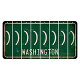Washington Green Cut License Plate Strips (Set of 8) Parenthesis - Right