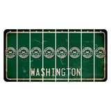 Washington Green Cut License Plate Strips (Set of 8) 2nd Amendment