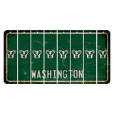 Washington Green Cut License Plate Strips (Set of 8) Engine