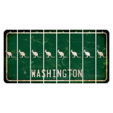 Washington Green Cut License Plate Strips (Set of 8) Kangaroo