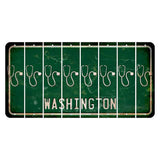 Washington Green Cut License Plate Strips (Set of 8) Stethoscope