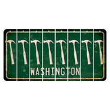 Washington Green Cut License Plate Strips (Set of 8) Hammer