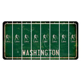 Washington Green Cut License Plate Strips (Set of 8) Zodiac Sign - Libra