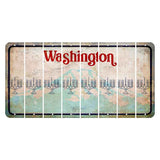Washington Mount Rainier Cut License Plate Strips (Set of 8) Menorah