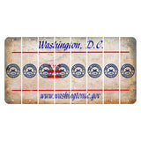 Washington DC.gov Cut License Plate Strips (Set of 8) 2nd Amendment