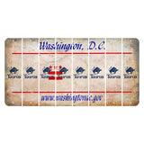 Washington DC.gov Cut License Plate Strips (Set of 8) Zodiac Sign - Taurus