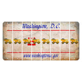 Washington DC.gov Cut License Plate Strips (Set of 8) Dump Truck