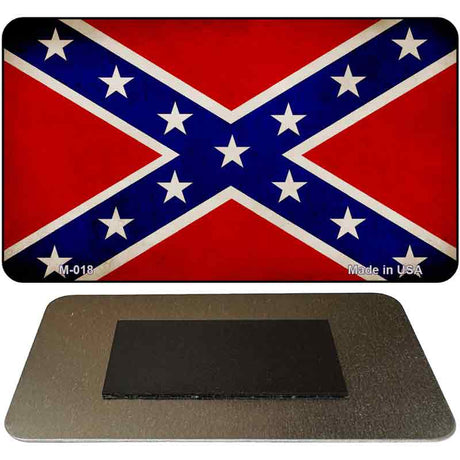 Confederate Flag Novelty Metal Magnet M-018