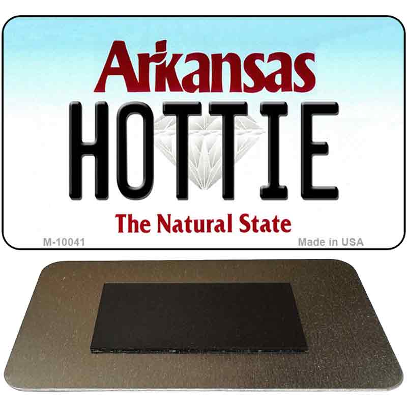 Hottie Arkansas State License Plate Tag Magnet Novelty M-10041