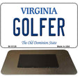 Golfer Virginia State License Plate Tag Magnet M-10138
