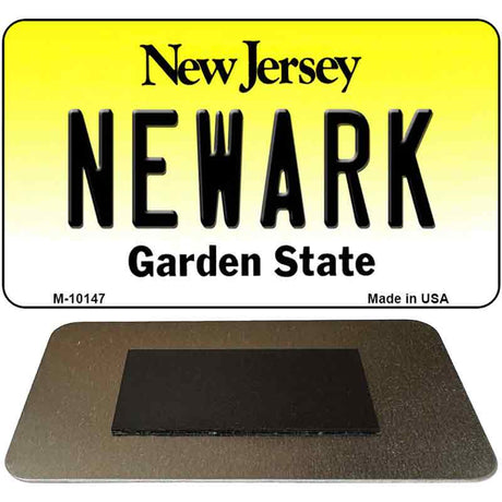 Newark New Jersey State License Plate Tag Magnet M-10147