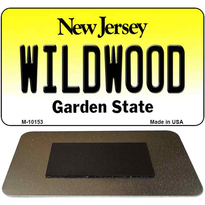 Wildwood New Jersey State License Plate Tag Magnet M-10153
