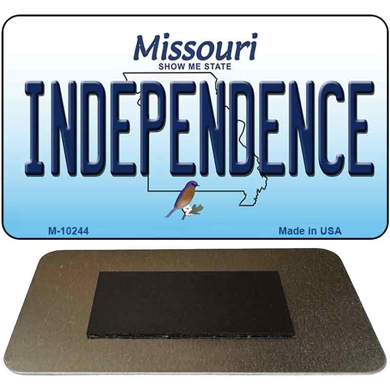Independence Missouri State License Plate Tag Magnet M-10244