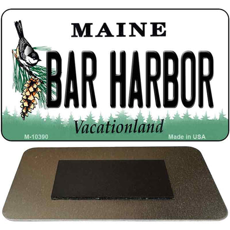 Bar Harbor Maine State License Plate Tag Magnet M-10390