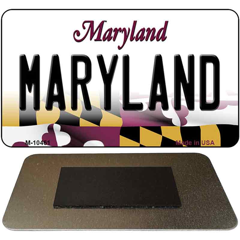 Maryland State License Plate Tag Magnet M-10461