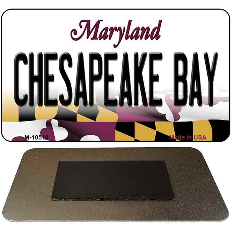 Chesapeake Bay Maryland Metal Magnet | Smart Blonde
