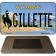 Gillette Wyoming State License Plate Tag Magnet M-10522