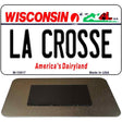 La Crosse Wisconsin State License Plate Tag Novelty Magnet M-10617